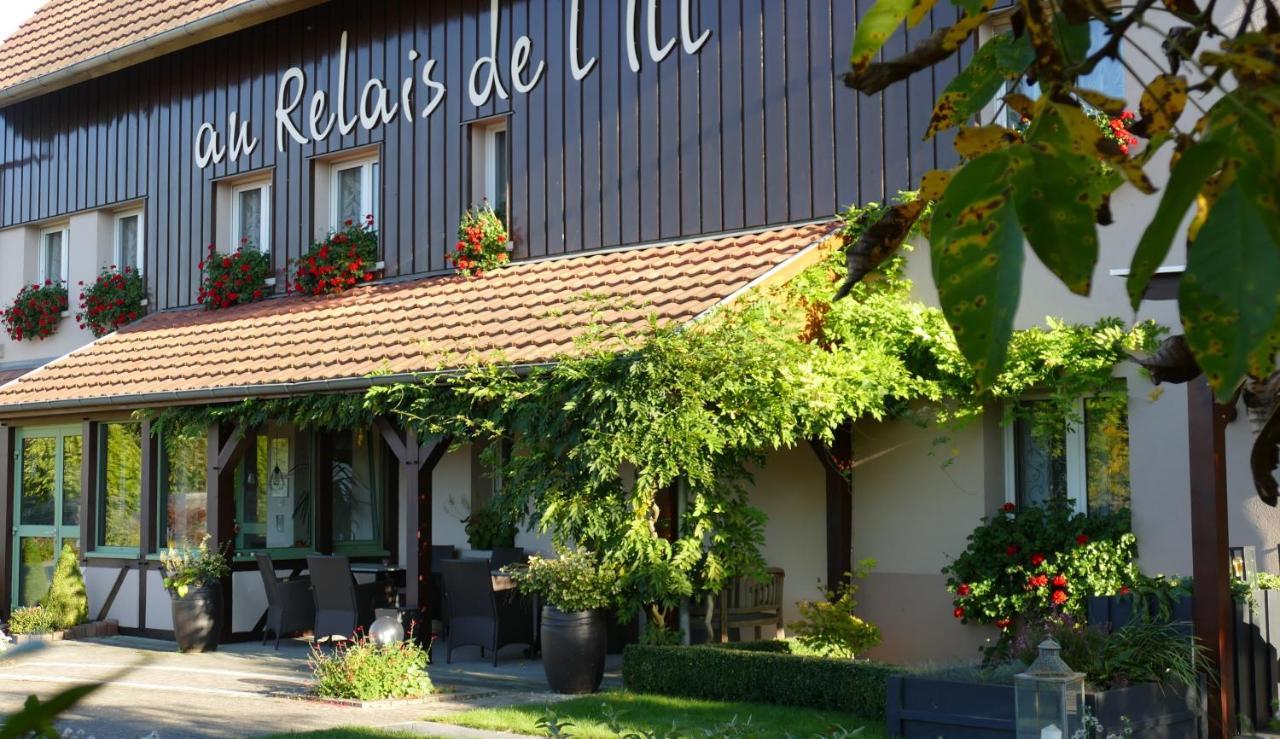 Au Relais De L'Ill Hotell Sermersheim Exteriör bild